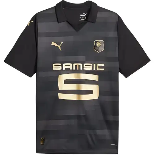 PUMA T Shirt Men's Puma Black Matte Puma Gold