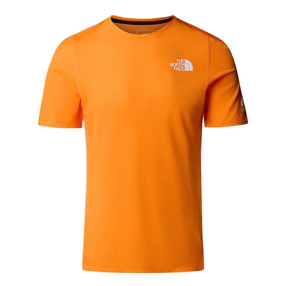 THE NORTH FACE Summit Collection Summit High Trail T Shirt Men's Numbers Orange