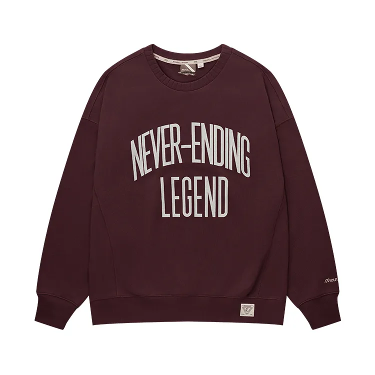 Mizuno Sweatshirts Unisex Crew Neck Moderate Regular