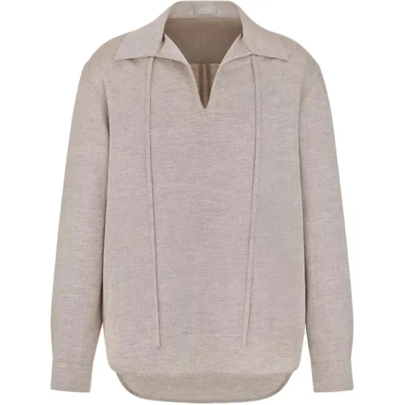 DIOR SS25 Summer Men's Clothing Collection Shirt Men's Beige