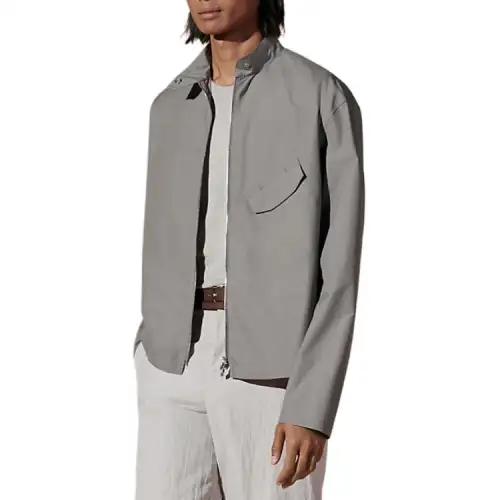 HERMES SS24 Shirt Men's Dusty Gray