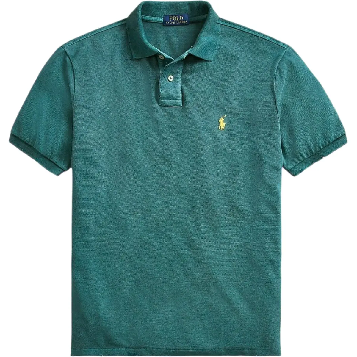 Polo Ralph Lauren Polo Shirt Custom Slim Fit Men's Green