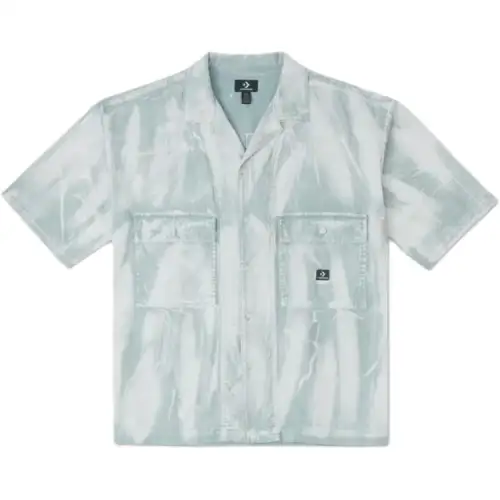 Converse Shirts Men's Green Lapel Moderate Other