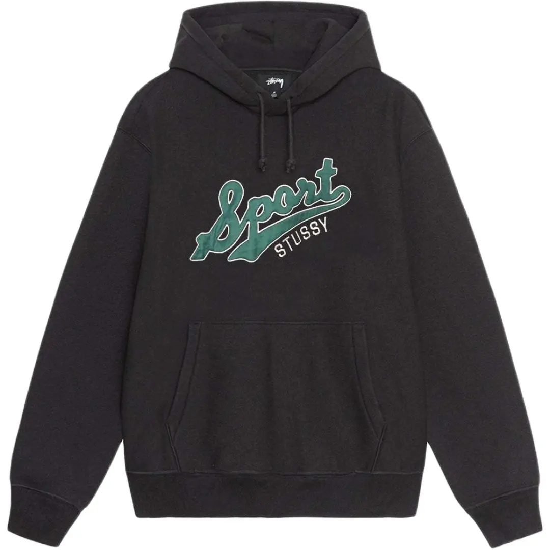 Stussy Satin Patch Oversized Hoodie