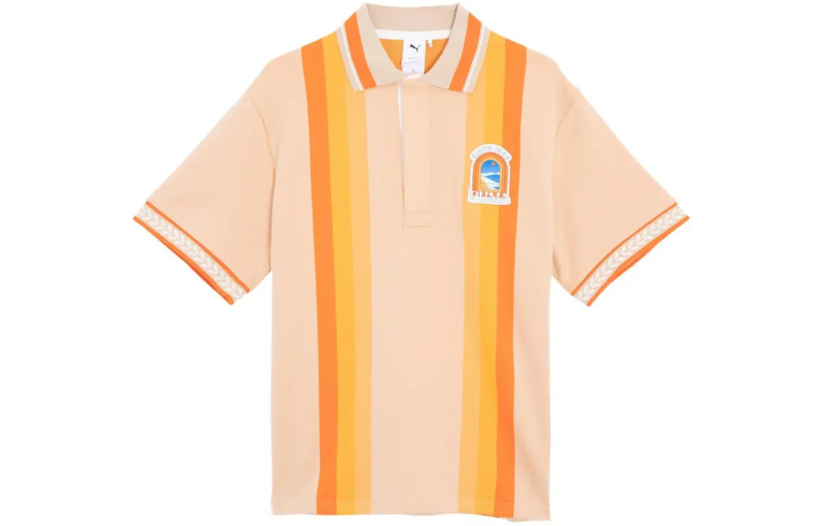 PUMA APRES COURT SHORT SLEEVE Polo Shirt Unisex Pine Sand