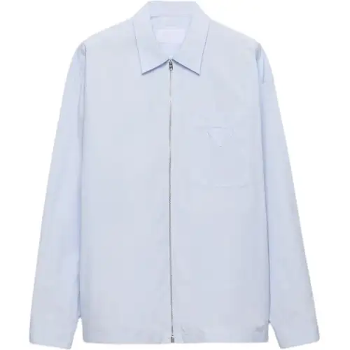 PRADA Cotton Zip up Shirt