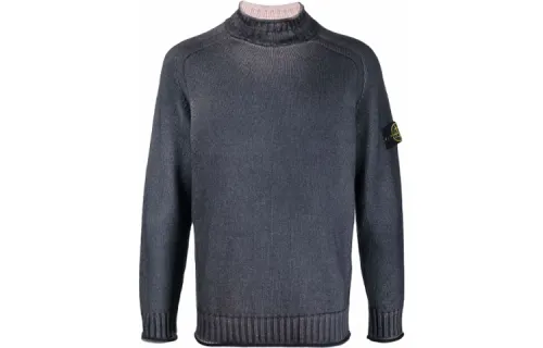 STONE ISLAND Sweaters Men's Gray Moderate Straight Fit