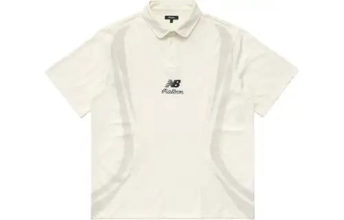 New Balance x MALBON Polo Shirt Unisex White