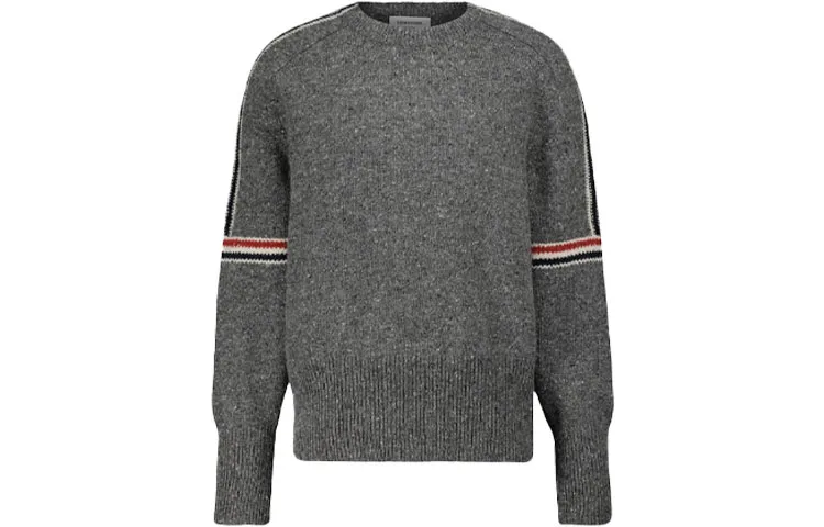 THOM BROWNE· FW21 Sweater Men's Charcoal Gray