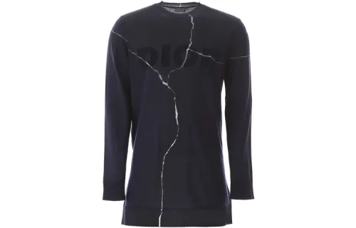 DIOR Quarterly New Products Sweaters Men's Blue Crew Neck Moderate Other