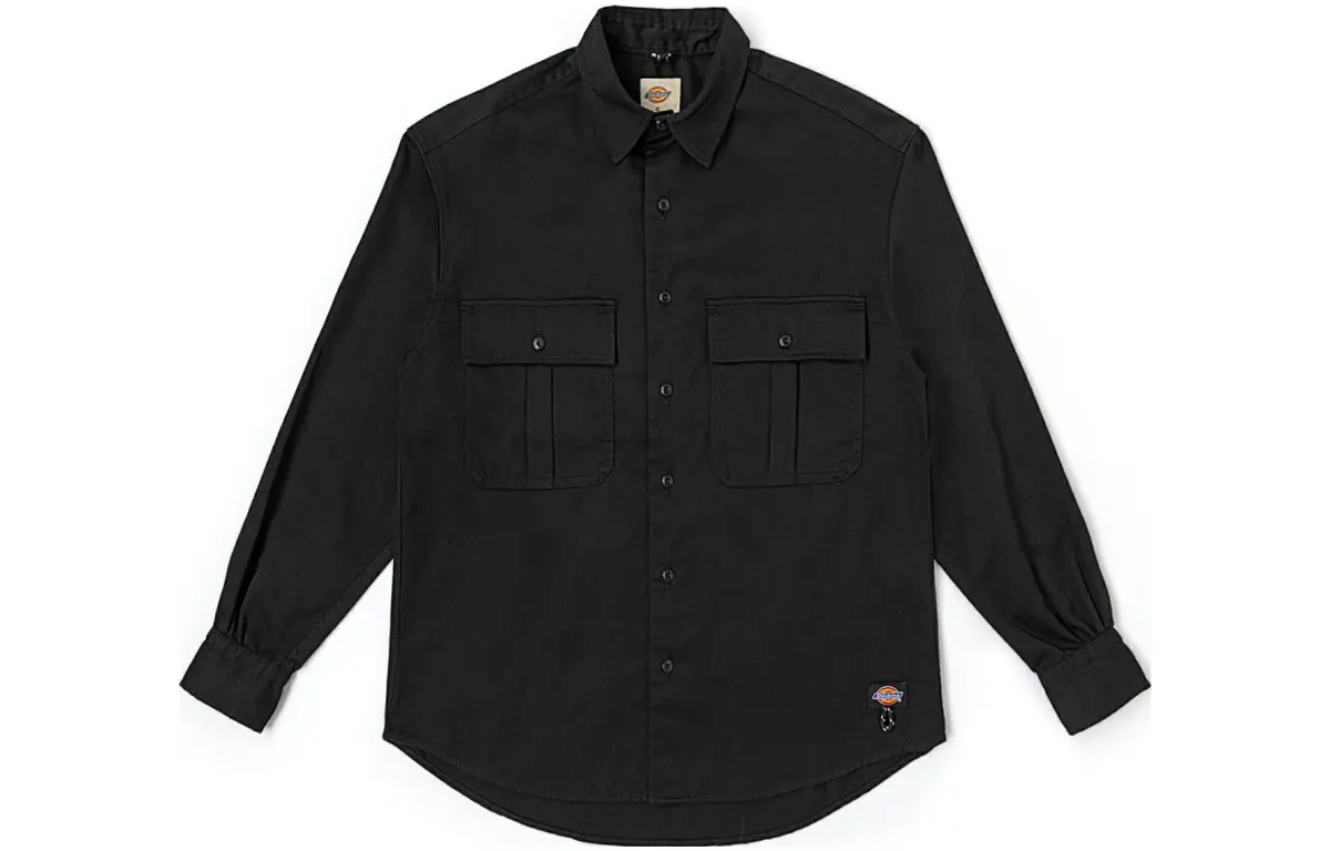 Dickies Shirts Unisex Pointed Collar Moderate Workwear