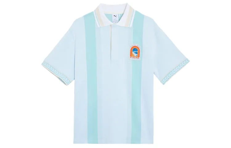PUMA APRÈSCOURT APRES COURT SHORT SLEEVE Polo Shirt Unisex White