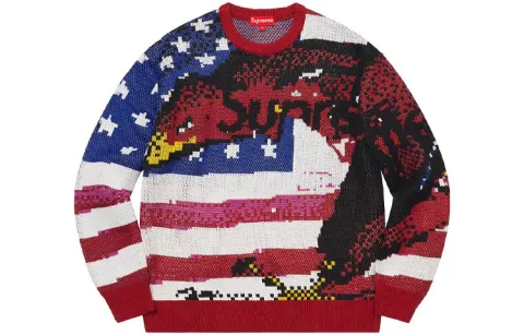 Supreme Digital Flag Sweater