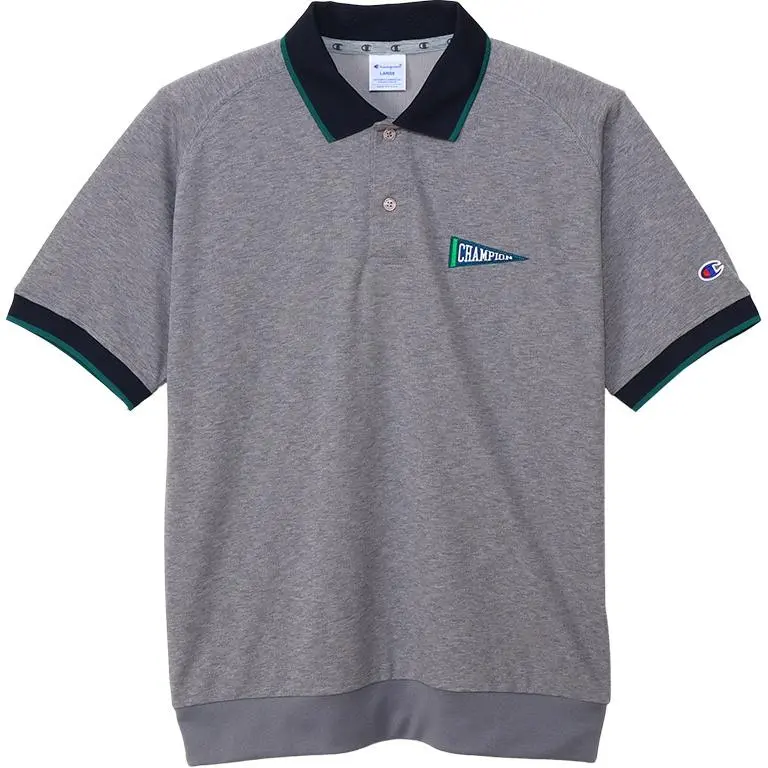 Champion Polo Shirt Unisex Charcoal