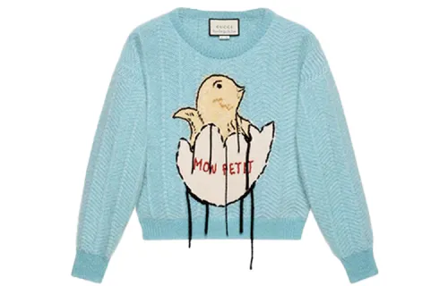 【RunwayPrevious Season】chic egg cropped jumper