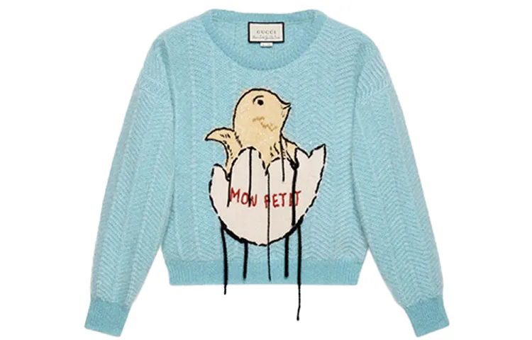 【RunwayPrevious Season】chic egg cropped jumper