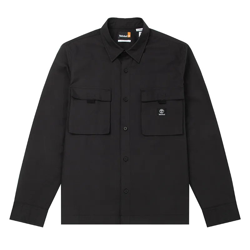 Timberland Shirts Men's Black Lapel Moderate