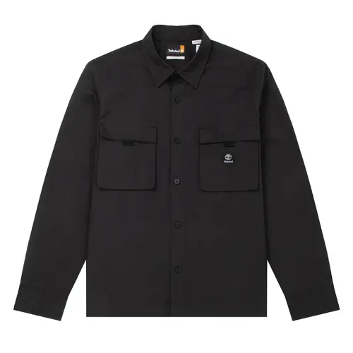Timberland Shirts Men's Black Lapel Moderate