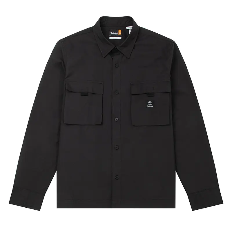 Timberland Shirts Men's Black Lapel Moderate