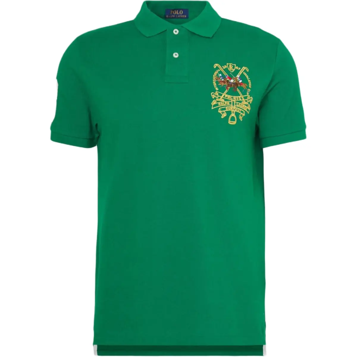 Polo Ralph Lauren SS24 Polo Shirt Custom Slim Fit Men's Green