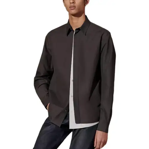 HERMES SS24 Shirt Men's Liquorice