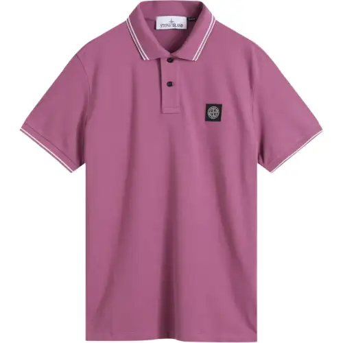 STONE ISLAND Polo Shirt Men's Rose