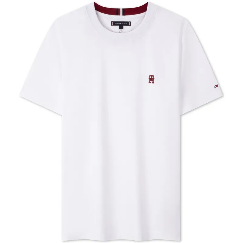 Tommy Hilfiger T Shirts Men's Crew Neck Moderate