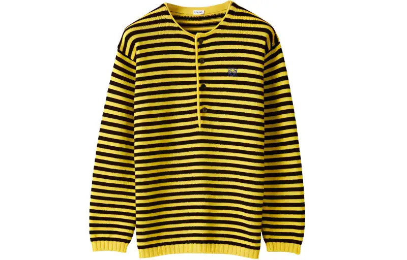 LOEWE Sweaters Men's Yellow Crew Neck Thin Other