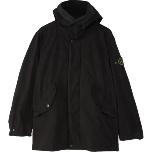 STONE ISLAND Logo Patch Hooded Jacket