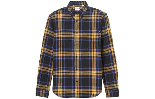 Timberland Shirts Men's Blue Pointed Collar Moderate Other