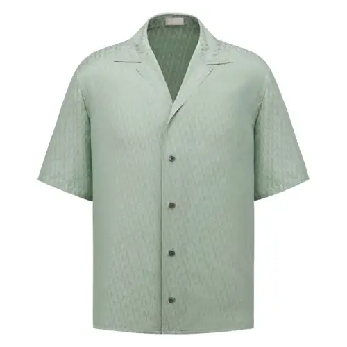 DIOR Homme All Over Logo Patterned Short Sleeved Shirt