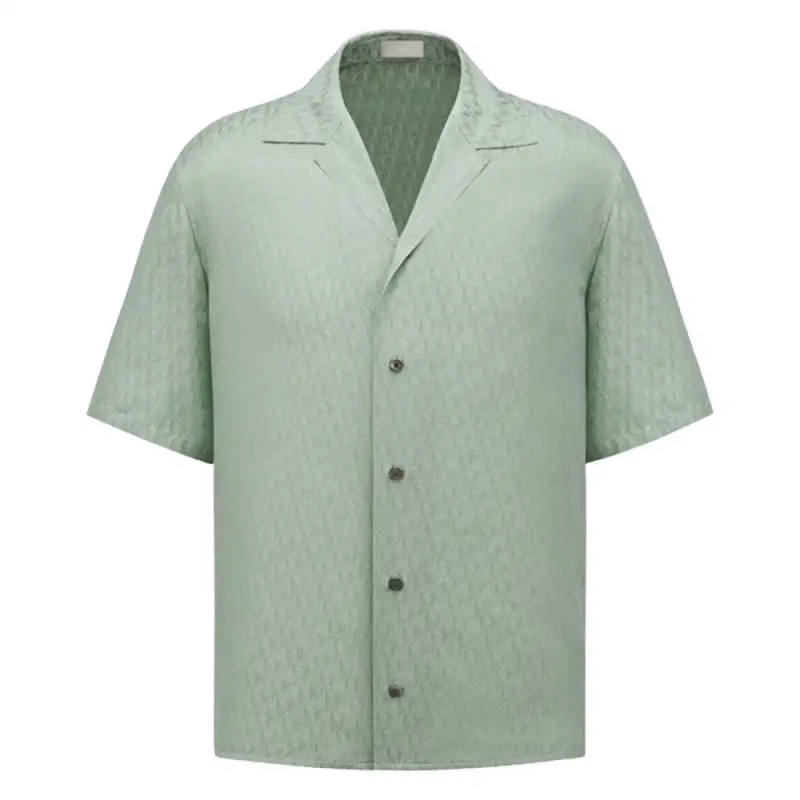 DIOR Homme All Over Logo Patterned Short Sleeved Shirt