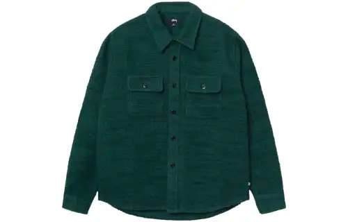Stussy Boucle Wool Cpo Shirt