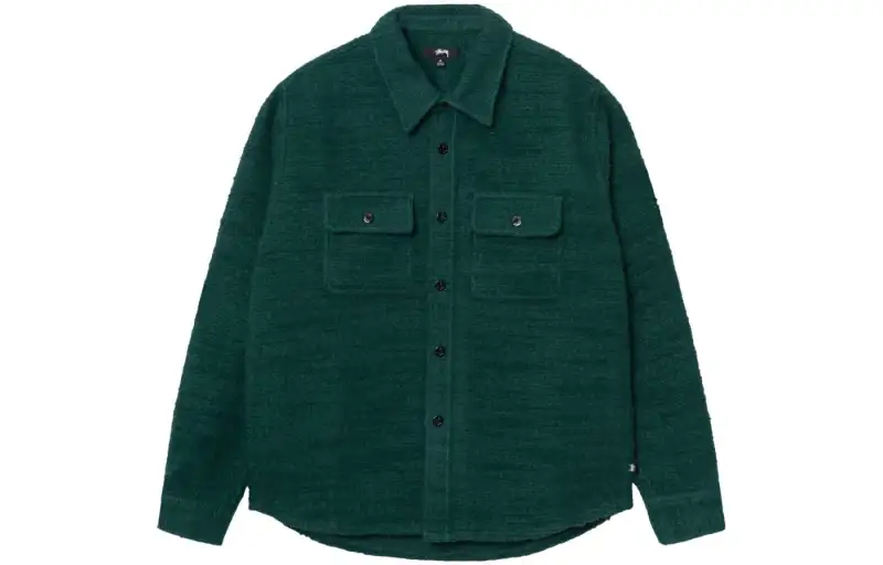 Stussy Boucle Wool Cpo Shirt