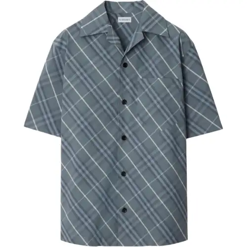 Burberry check pattern shirt