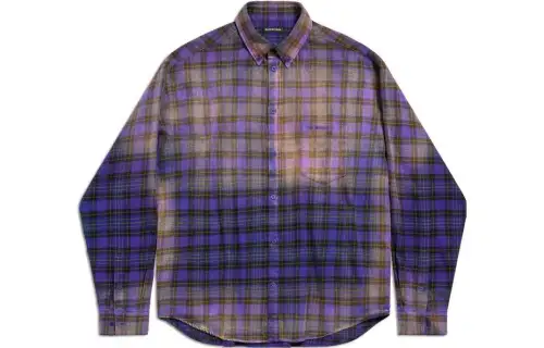 Balenciaga FW23 Shirt Loose Fit Men's Purple
