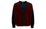 LOEWE Sweaters Men's Multicolor V Neck Moderate Cardigan
