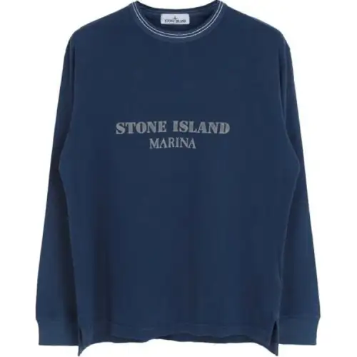 STONE ISLAND Sweatshirt Men's Royal Blue