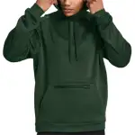 Under Armour Sweatshirts Men's Green Hooded Thickened Regular