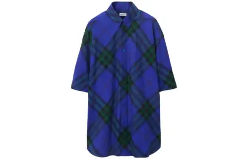 Burberry Checkered Short Sleeved Shirt
