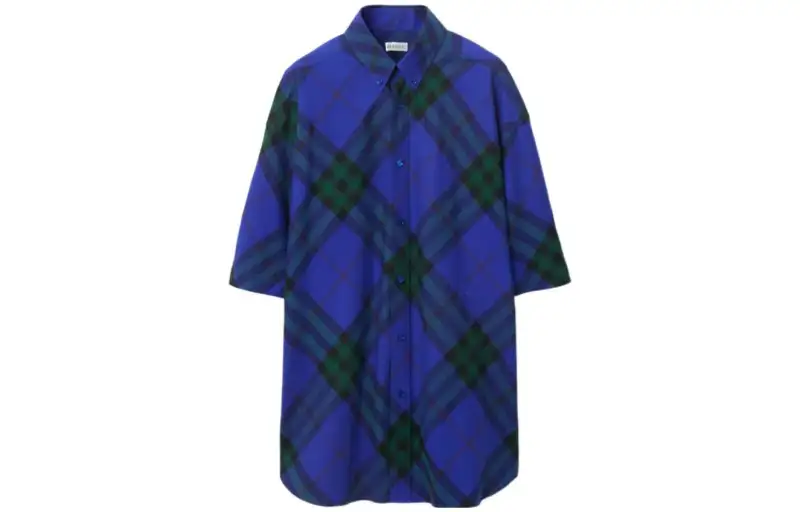 Burberry Checkered Short Sleeved Shirt