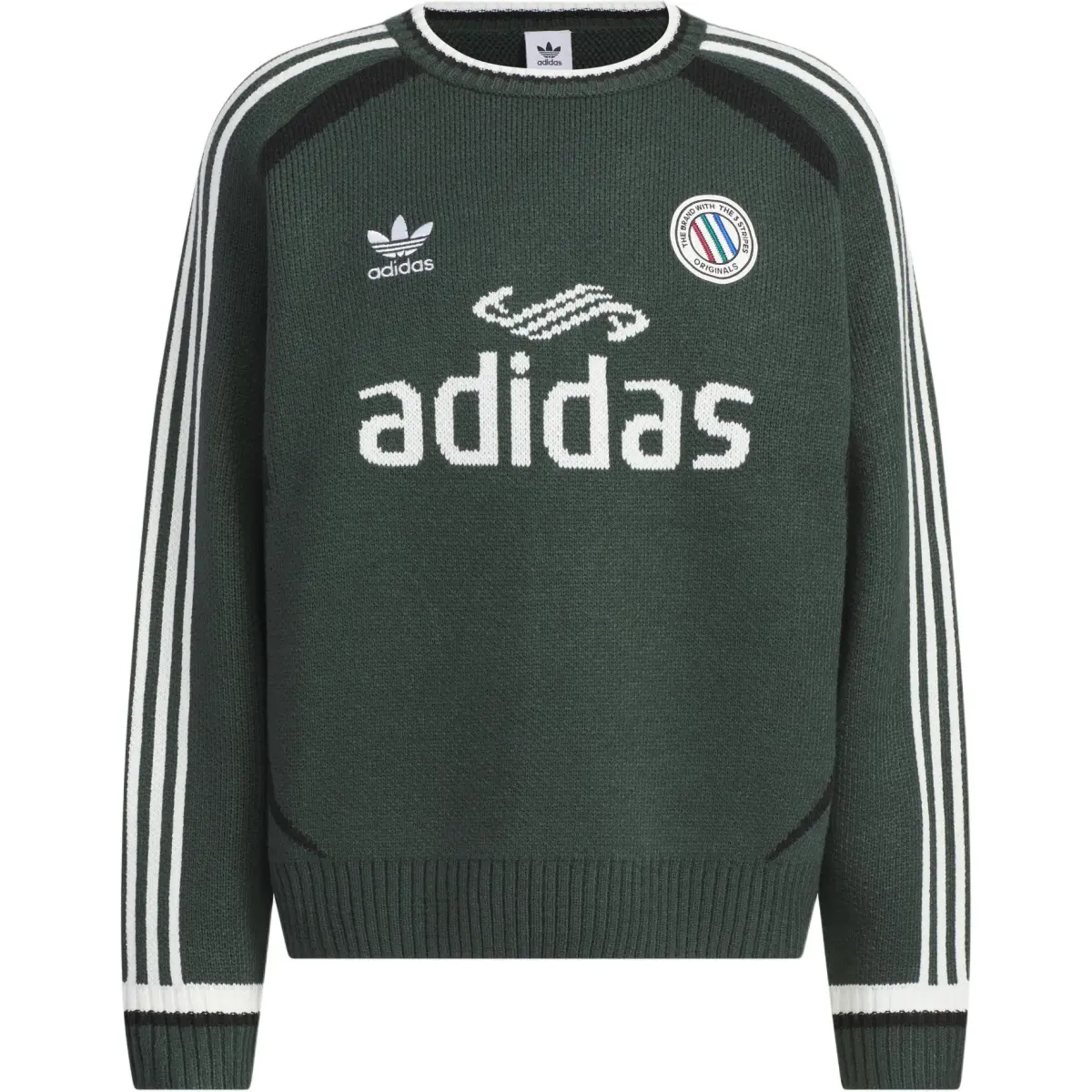 Adidas Striped Long sleeved Sweater