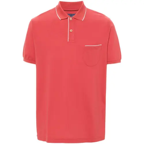 Loro Piana Striped-edge Piqué Polo Shirt