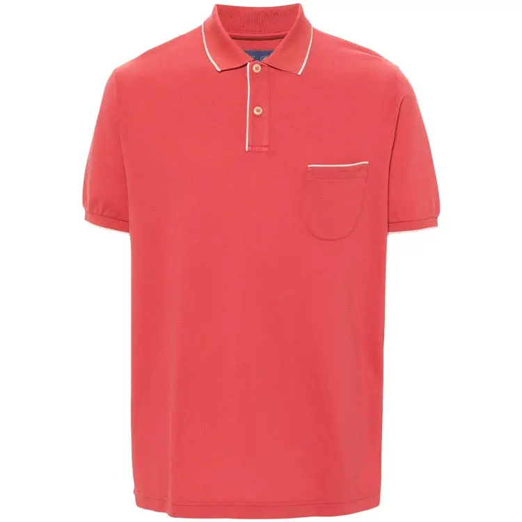 Loro Piana Striped-edge Piqué Polo Shirt