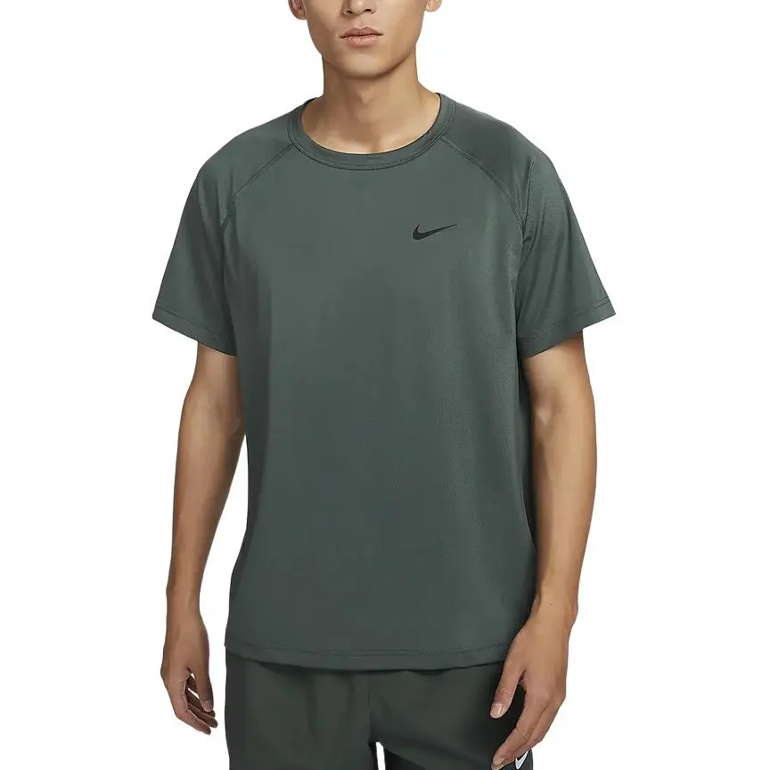 Nike Dri Fit Rise 365 T Shirt Men's Vintage Green