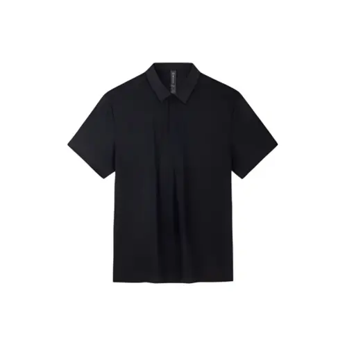 ANTA Polo Shirts Men's Black Lapel Moderate Other