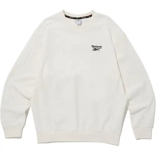 Reebok Sweatshirt Unisex Gray White