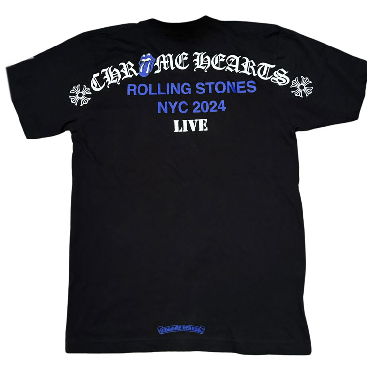 Chrome Hearts Rolling Stone SS24 T Shirt Unisex Black
