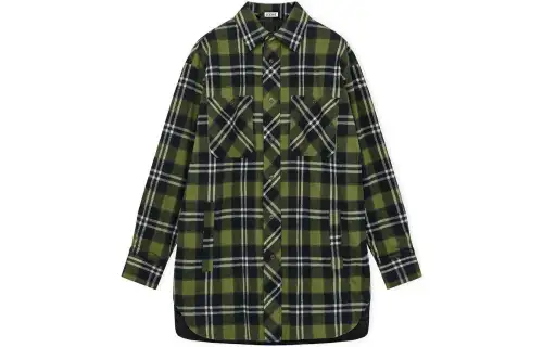 LOEWE FW23 Shirt Men's Khaki Green
