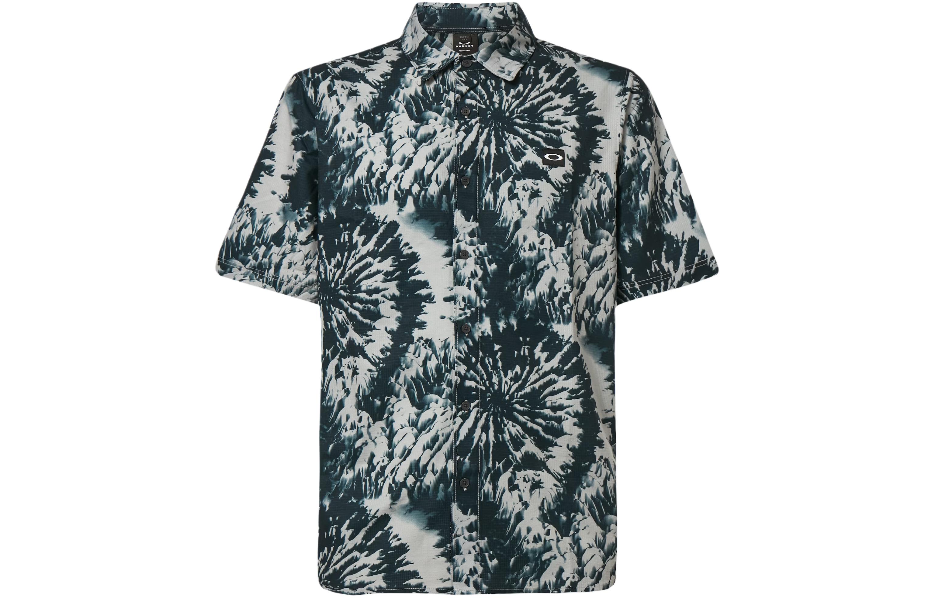Мужская рубашка Oakley Tie-Dye (черная)
